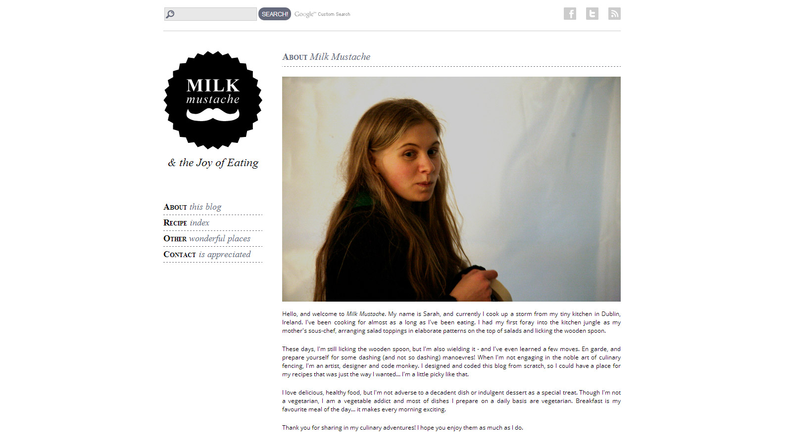 Milk Mustache about page